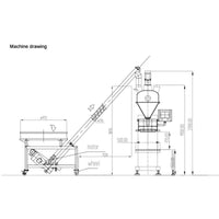 Bottled bread powder filling and cupping machine - Powder Filling Machine