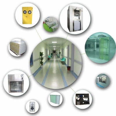 ISO 7 Customized Clean Room Design and Set up for Microelectronics Plants Medicine Dispensing Workshop clean room panel 